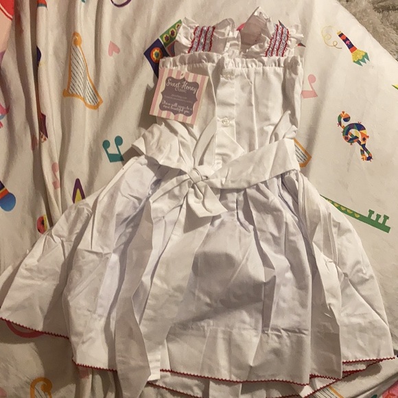 Sweet Honey Classic Peasant summer Dress Sz 5 - Picture 4 of 5